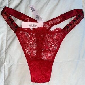 NWT Victoria's Secret Bling Cherry Panty